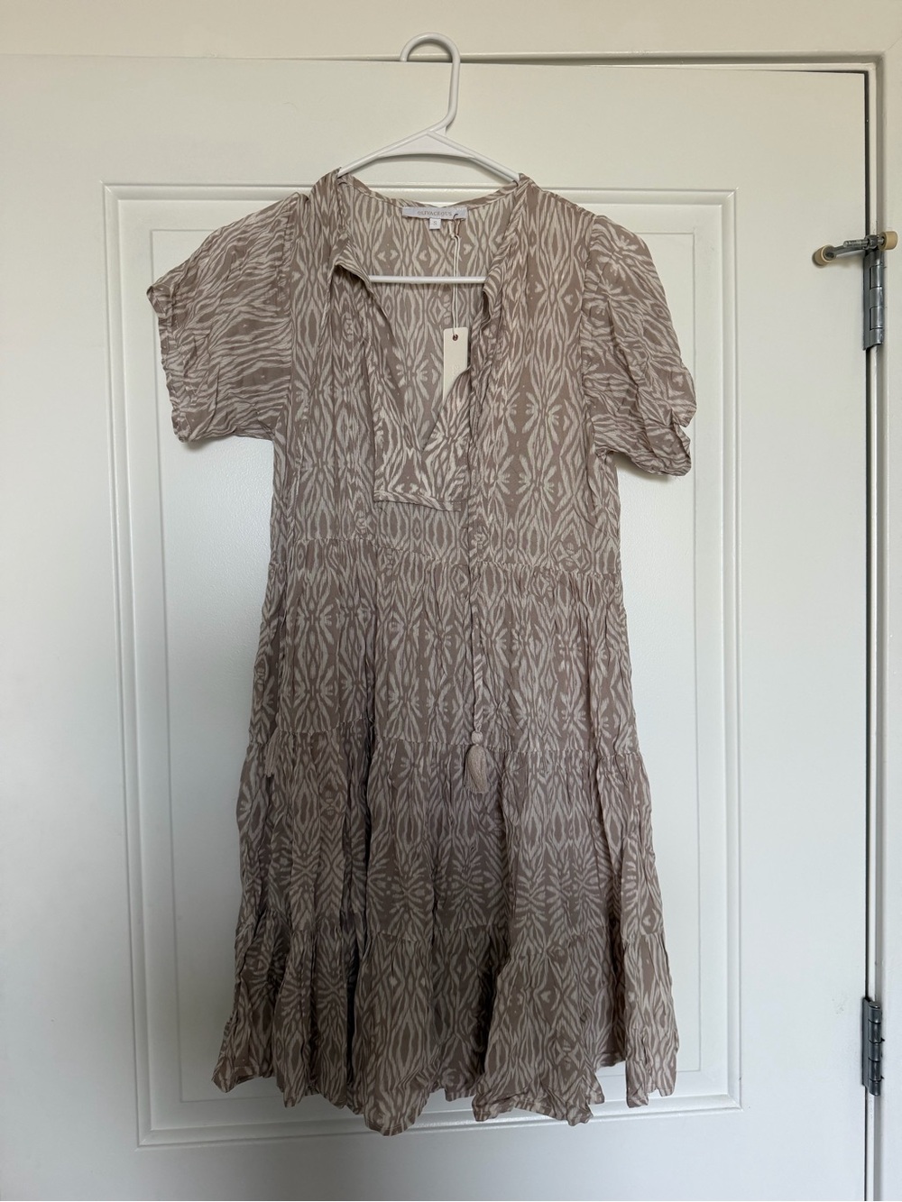 Olivaceous Short Sleeve Sundress